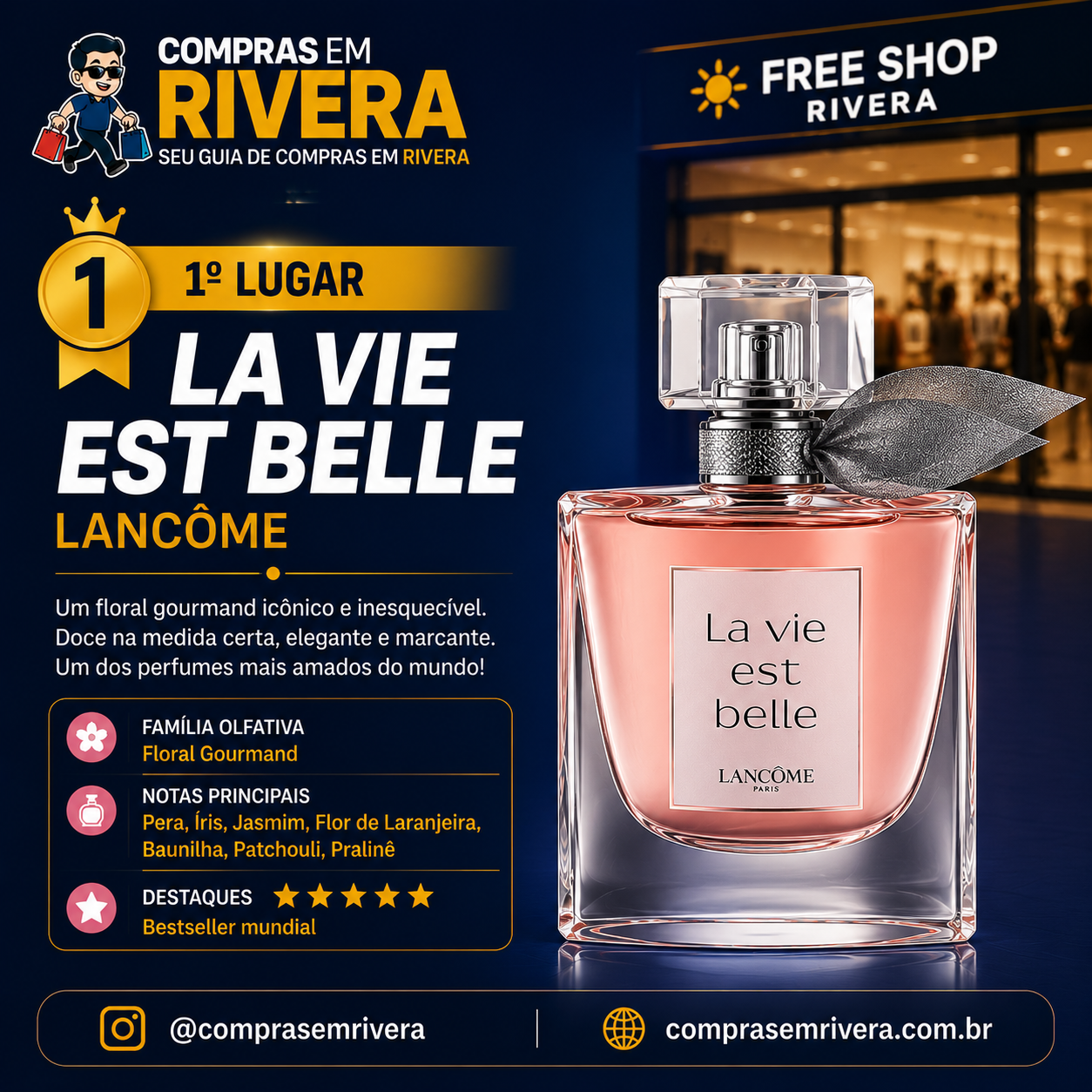 la vie est belle free shop rivera